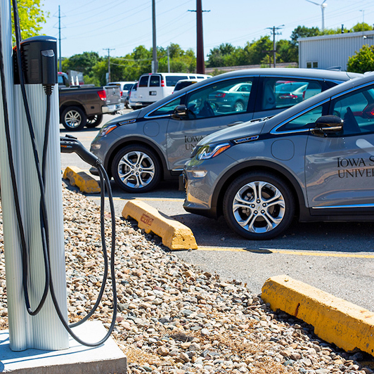 electronic car recharging station